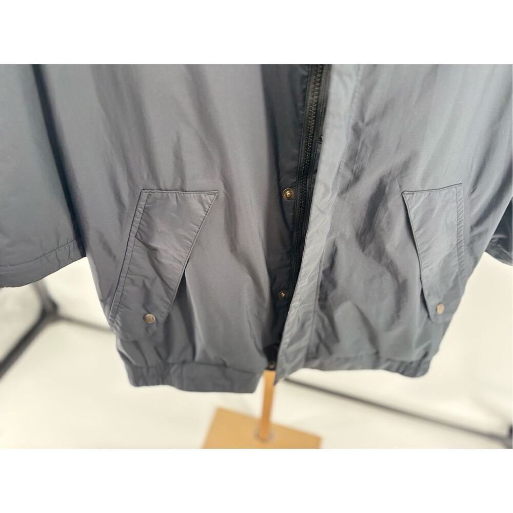 FootJoy DryJoys Black Full Zip Windbreaker Rain Jacket Golf Mens Size L - Picture 9 of 13